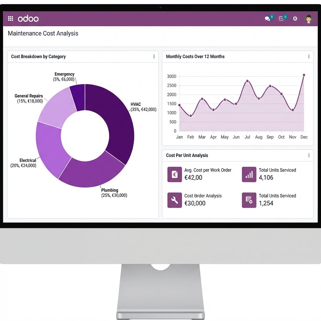 Odoo Maintenance Cost Analysis