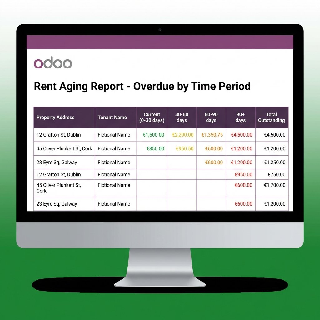 Odoo Rent Aging Report