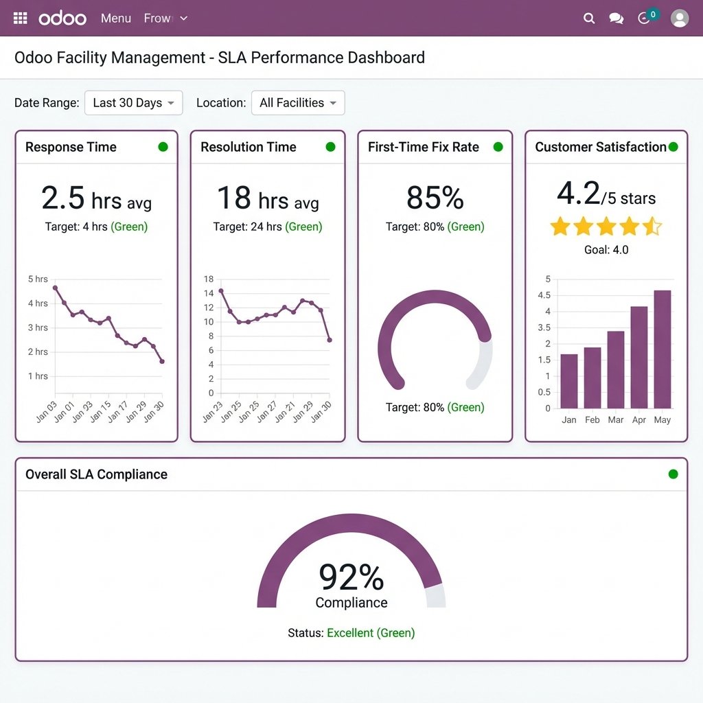Odoo SLA Performance Metrics