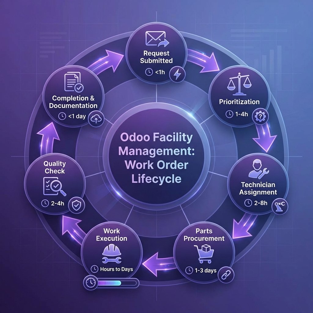Odoo Work Order Lifecycle